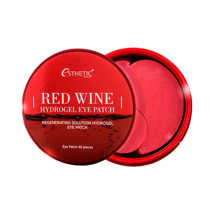Esthetic_House_Red_Wine_Hydrogel_Eye_Patch_01_procosmetics_by Патчи для глаз гидрогелевые тонизирующие с красным вином