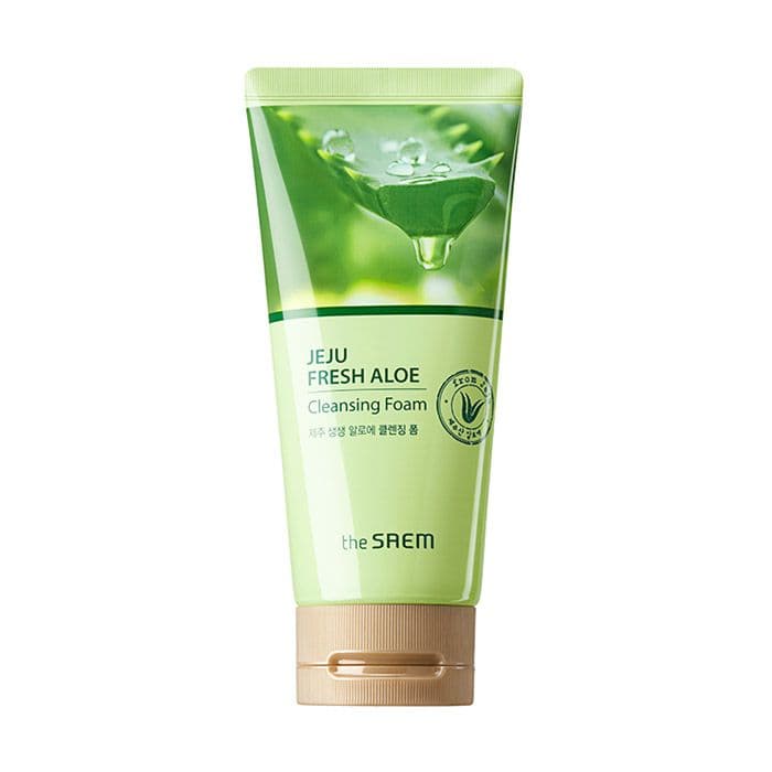 the_saem_jeju_fresh_aloe_cleasing_foam_procosmetics_by Пенка для умыввапния с алоэ
