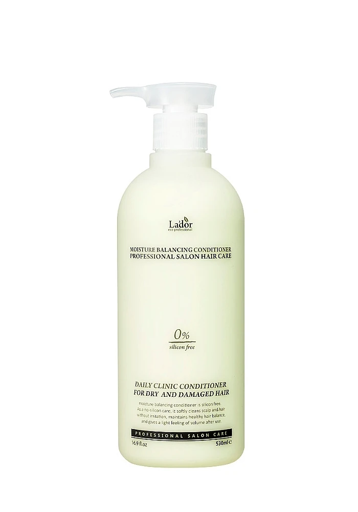 Увлажняющий бессиликоновый бальзам |530 ml| La’dor Moisture Balancing Conditioner