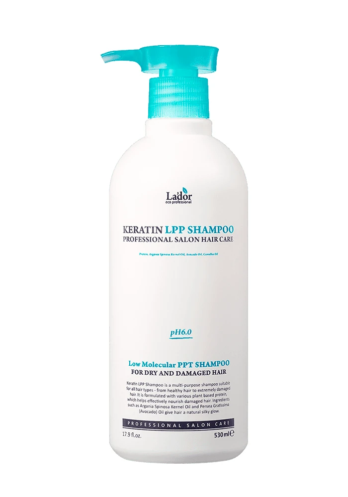 Беcсульфатный протеиновый шампунь |530 ml| La'dor Keratin LPP Shampoo