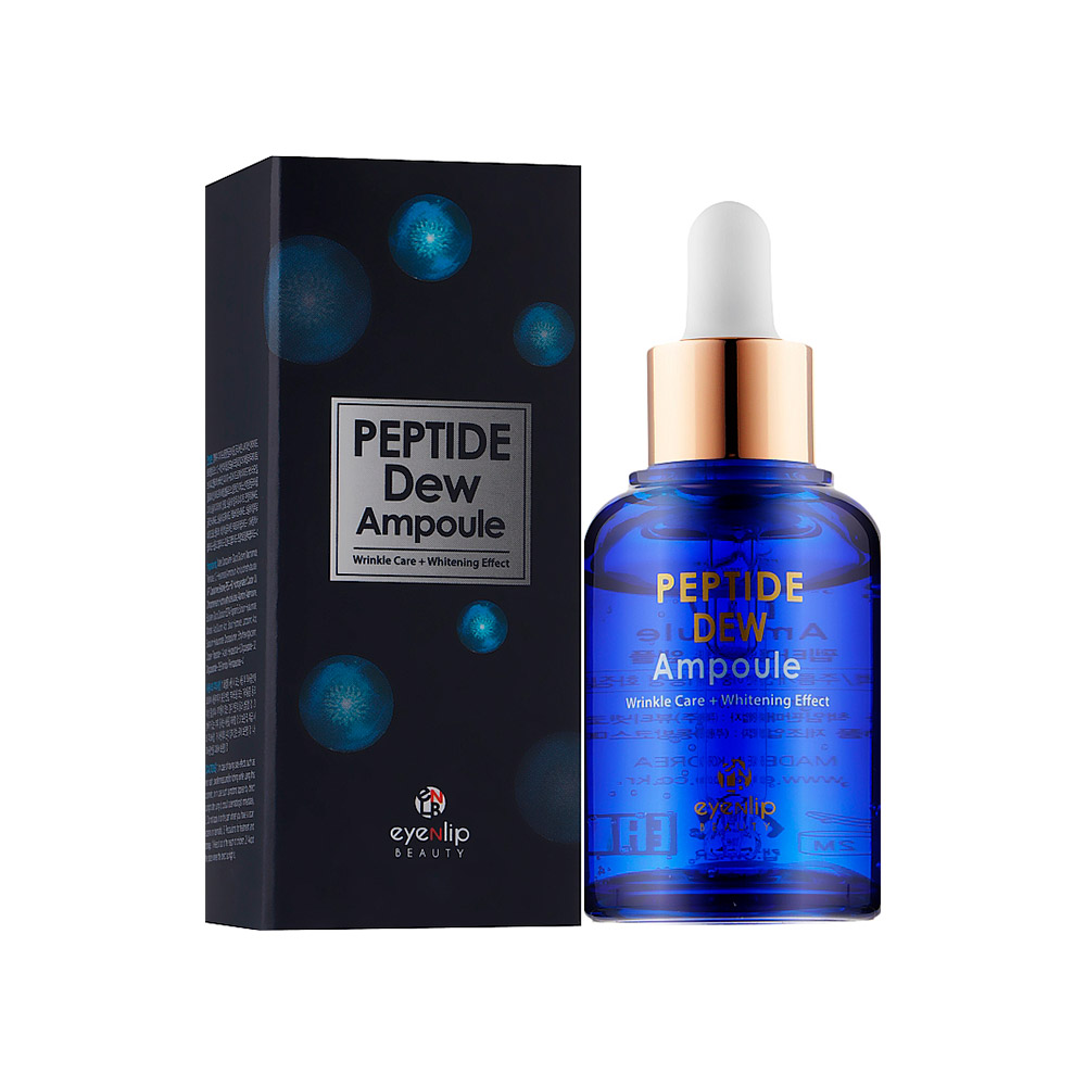 Eyenlip_Dew_Ampoule_Peptide_01_procosmetics_by Сыворотка для лица с пептидами от морщин, питание, увлажнение
