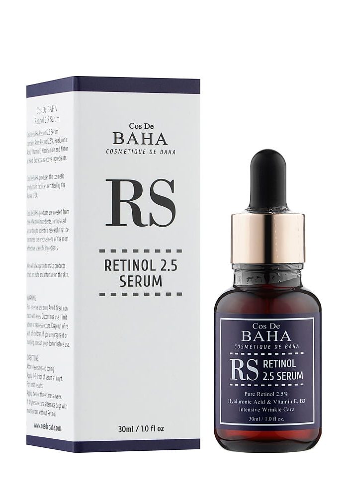 Омолаживающая сыворотка с ретинолом |30 ml| Cos De BAHA RS Retinol 2.5 Serum