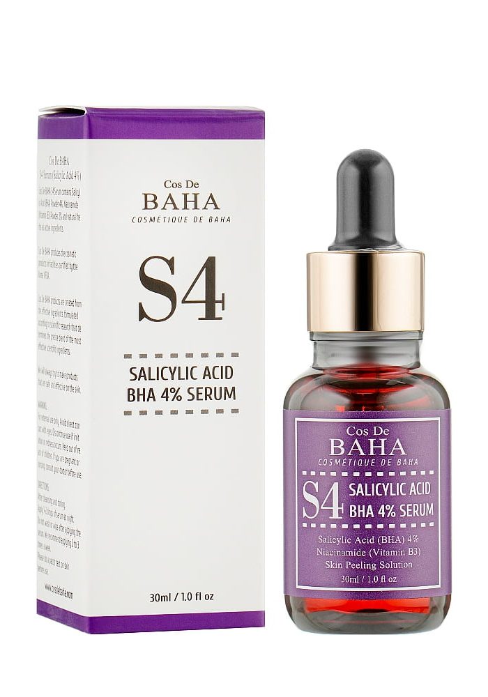 Cos_De_Baha_Salicylic_Acid_4%_Serum_01_procosmetics_by Кислотная сыворотка для проблемной кожи |30 ml| Cos De BAHA BHA Salicylic Acid 4% Exfoliant Serum