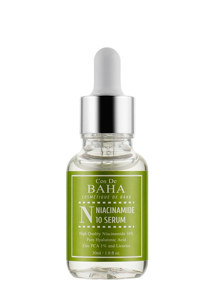 Противовоспалительная сыворотка для жирной кожи |30 ml| Cos De BAHA Niacinamide 10 Serum