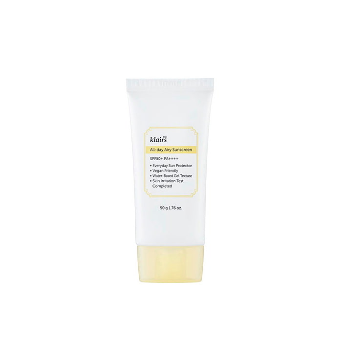 Dear, klairs_All-day_Airy_Sunscreen_01_procosmetics_by Крем солнцезащитный легкий