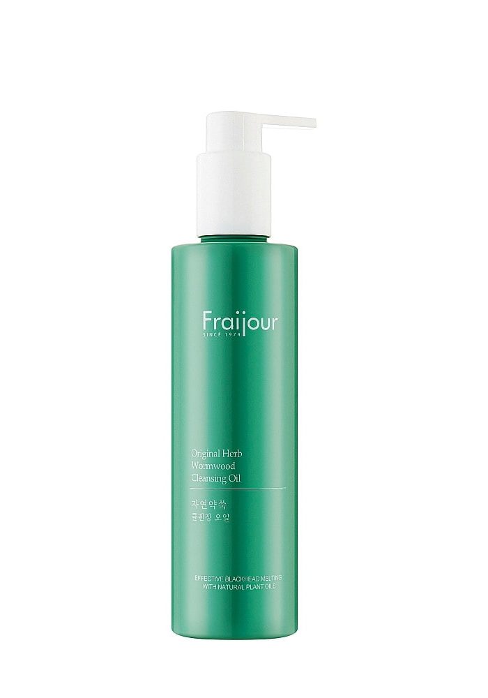 Гидрофильное масло для лица РАСТИТЕЛЬНЫЕ ЭКСТРАКТЫ |210 ml| EVAS Fraijour Original Herb Wormwood Cleansing Oil