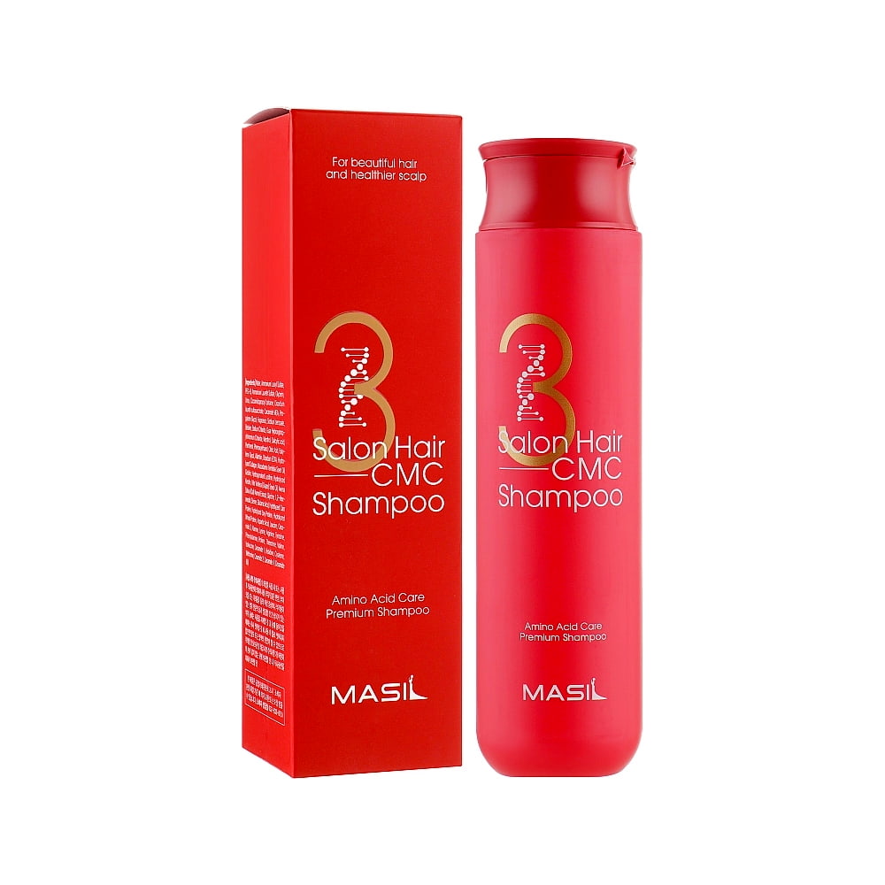 Masil_3_Salon_Hair_CMC_Shampoo_300_02_procosmetics_by Восстанавливающий профессиональный шампунь с керамидами Masil 3 Salon Hair CMC Shampoo