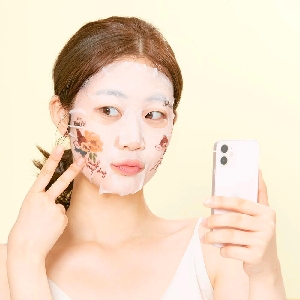 JMsolution Тканевая маска-селфи с облепихой Disney collection selfie vital vitamin tree fruit mask