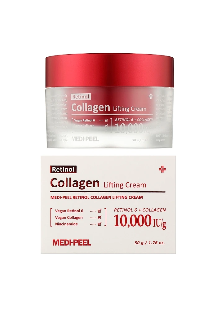 Retinol_Collagen_Lifting_Cream01_procosmetics_by Двойной лифтинг-крем с ретинолом и коллагеном |50 ml| Medi-Peel Retinol Collagen Lifting Cream
