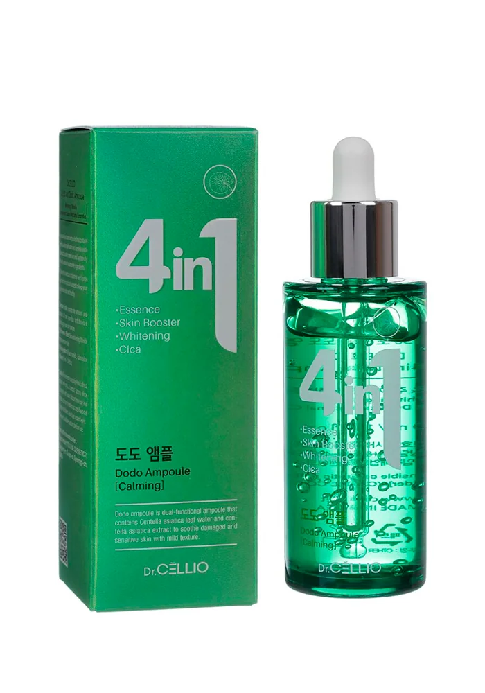 Dr.Cellio_Dr.G50_4in1_Dodo_Ampoule_Cica_01_procosmetics_by Сыворотка для лица с экстрактом центеллы азиатской |50 ml| Dr.Cellio Dr.G50 4 in 1 Dodo Ampoule (Cica)