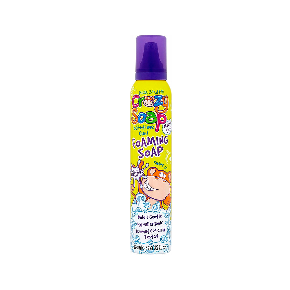 Kids_Stuff_Crazy_Soap_White_Foaming_Soap_01_procosmetics_by Мусс-пена для купания и детских забав БЕЛЫЙ |225 ml| Kids Stuff Crazy Soap Bathtime Fun Foaming Soap White