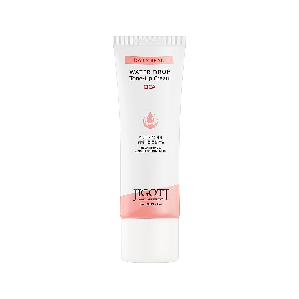 Крем для лица увлажняющий с центеллой азиатской JIGOTT Daily Real Cica Water Drop Tone Up Cream