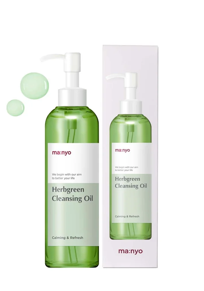 Гидрофильное масло на основе комплекса трав |200 ml| Manyo Herb Green Cleansing Oil