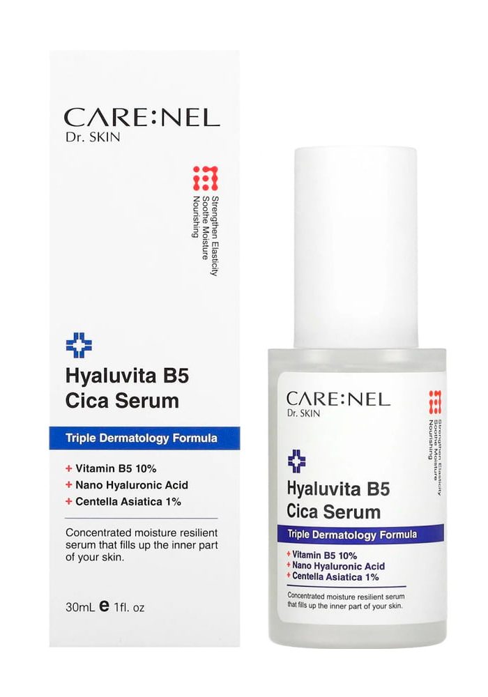 Сыворотка для лица с витамином B5 и гиалуроновой кислотой |30 ml| CARENEL Hyaluvita B5 Cica Serum