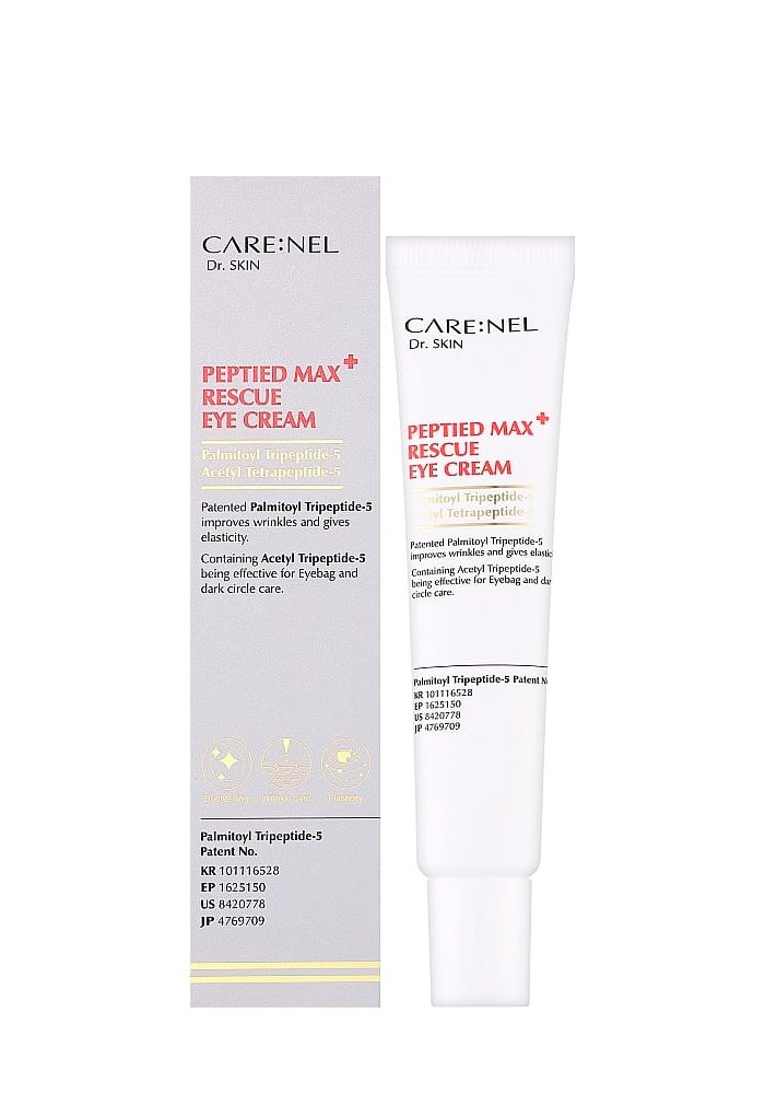 CARENEL_Peptied_max_Rescue_eye_cream_01_procosmetics_by Антивозрастной крем для кожи вокруг глаз |25 ml| Carenel Peptied Max Rescue Eye Cream