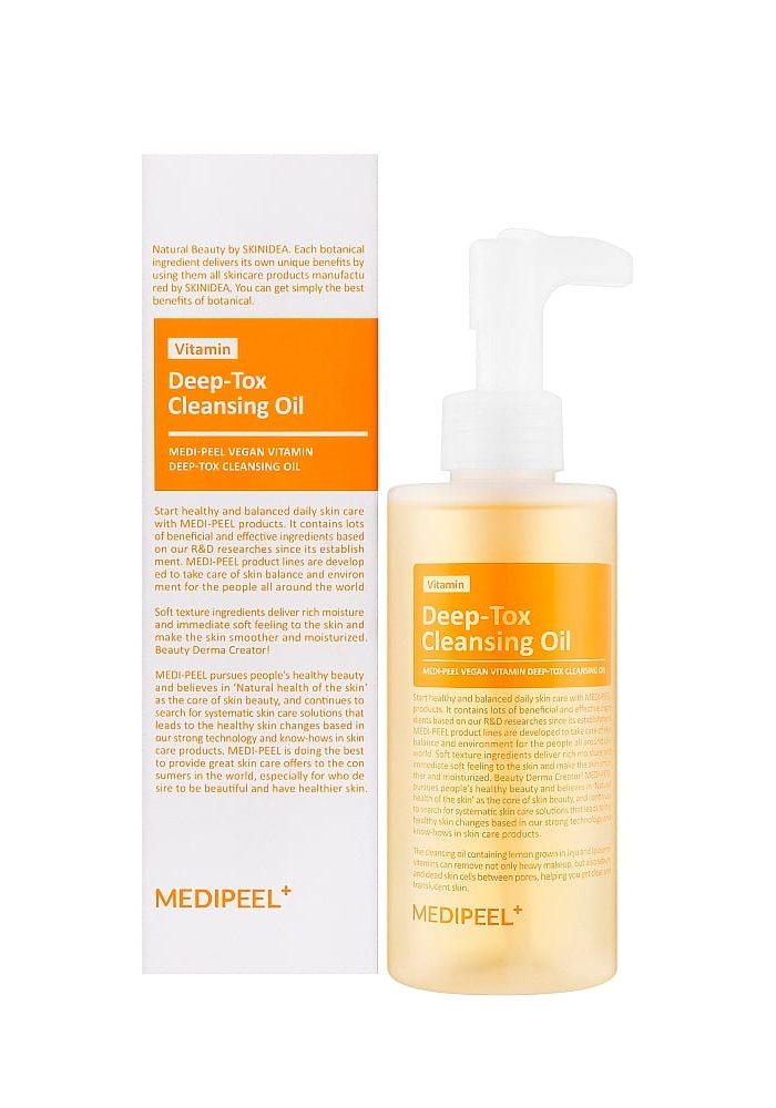 MEDIPEEL_Vitamin_Deep_Tox_Cleansing_Oil_01_procosmetics_by Витаминное гидрофильное масло с липосомами |200 ml| Medi-Peel Vegan Vitamin Deep-Tox Cleansing Oil