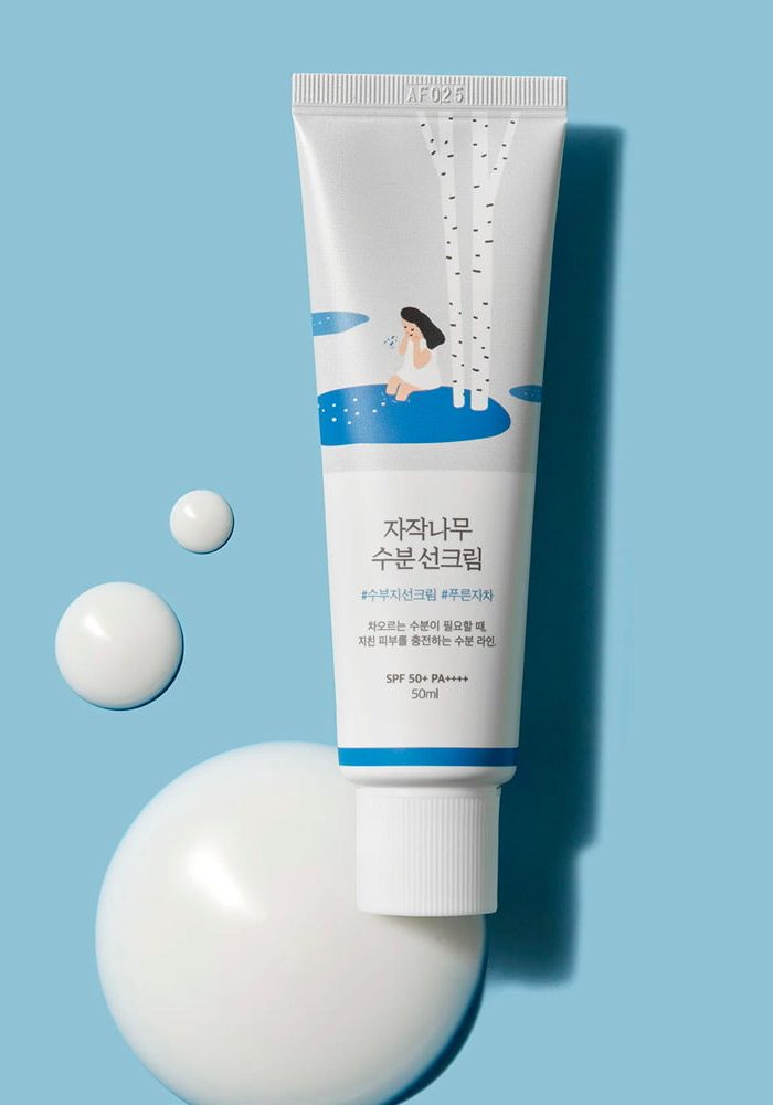 Увлажняющий санскрин с берёзовым соком |50 ml| Round Lab Birch Juice Moisturizing Sunscreen SPF50+ PA++++