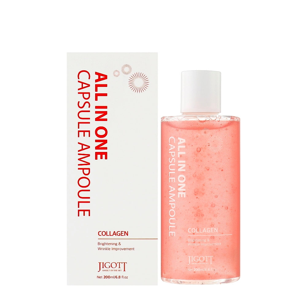 Jigott_All-In-One_Collagen_Capsule_Ampoule_01_procosmetics_by Ампульная сыворотка с коллагеном |200 ml| JIGOTT All-In-One Collagen Capsule Ampoule