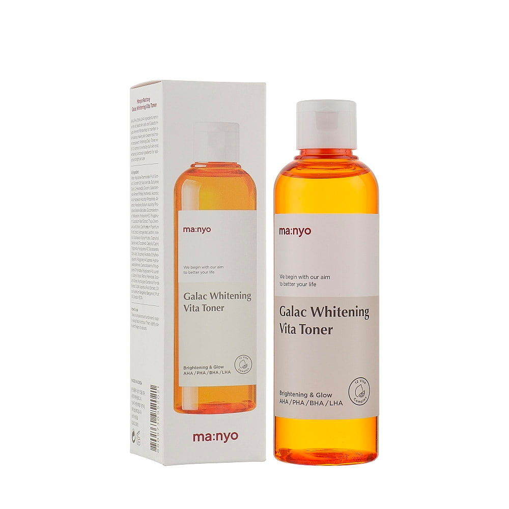 Manyo_Galac_Whitening_Vita_Toner_01_procosmetics_by Мультивитаминный тоник для тусклой кожи |210 ml| Manyo Galac Whitening Vita Toner