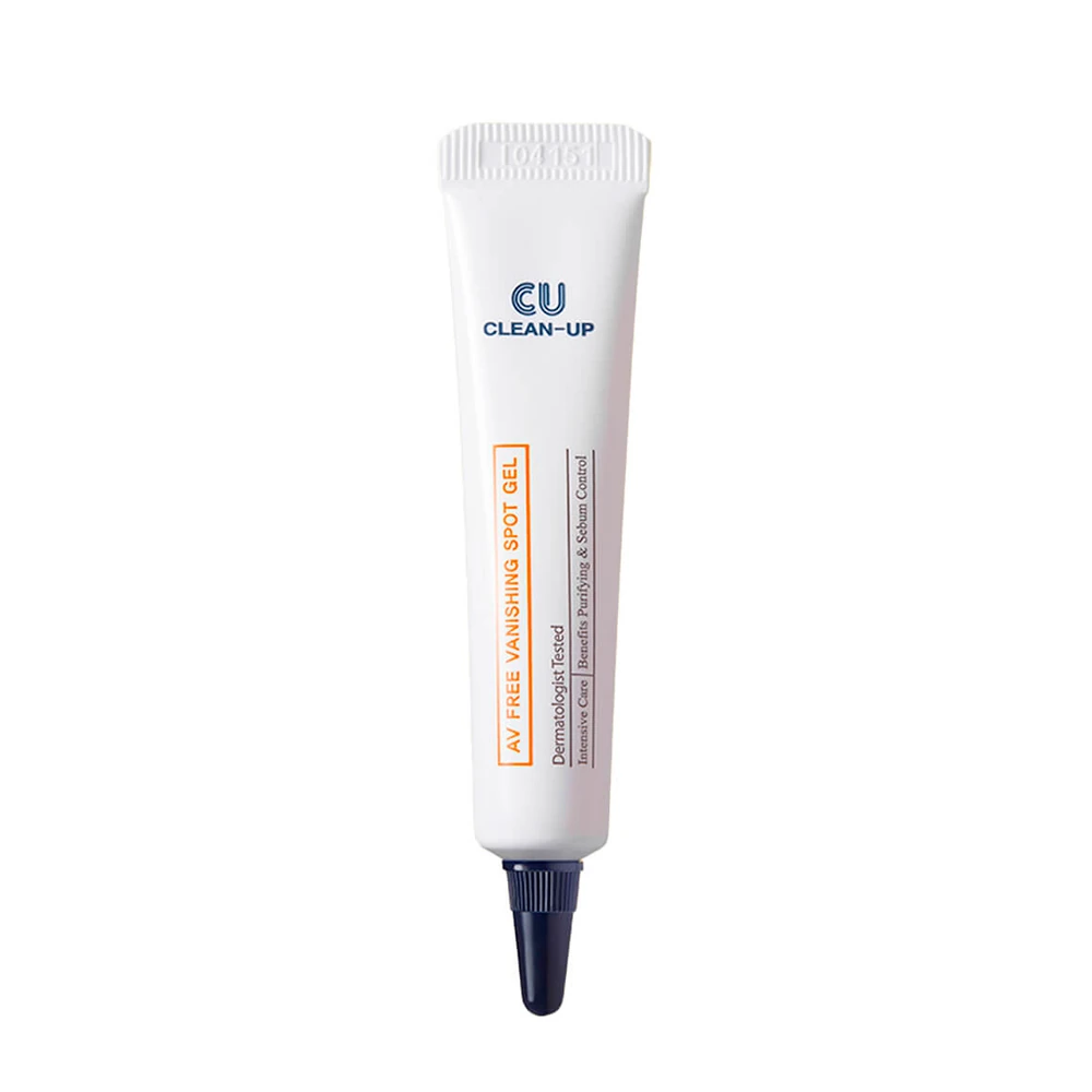 CUSKIN_Clean-Up_AV_Free_Vanishing_Spot_Gel_01_procosmetics_by Интенсивный точечный гель от воспалений |10 ml| CUSKIN Clean-Up AV Free Vanishing Spot Gel