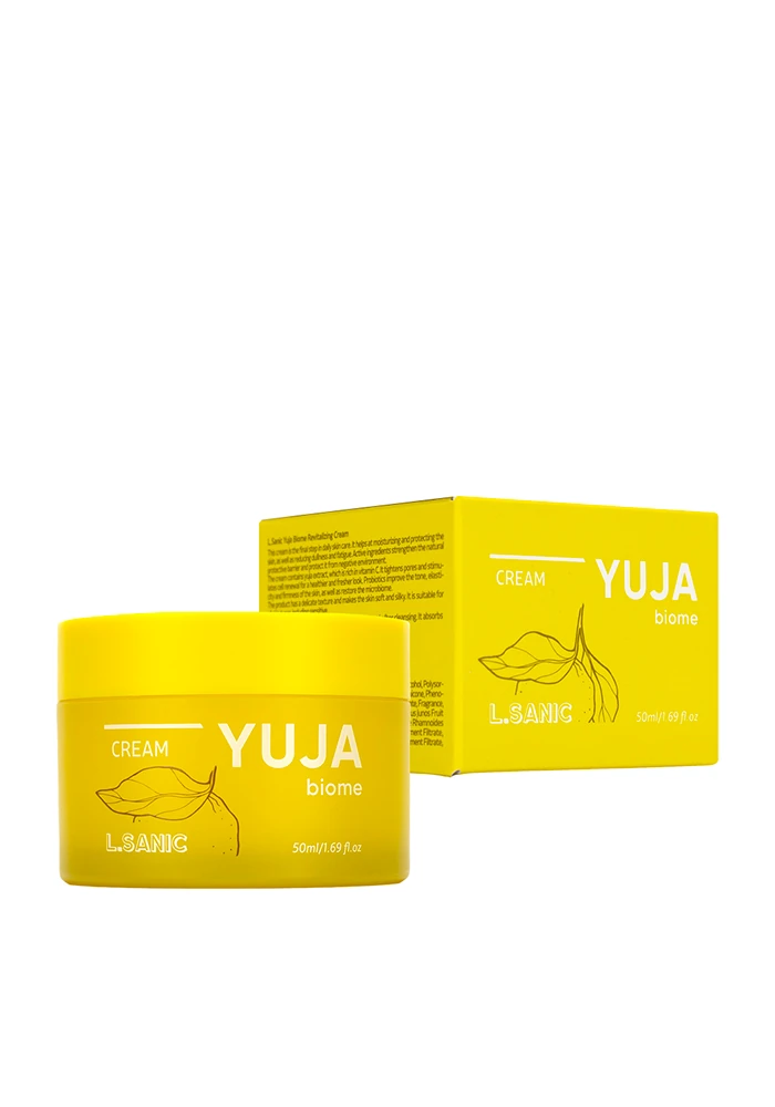 L.SANIC_Yuja_Biome_Cream_01_procosmetics_by-1 Восстанавливающий крем с экстрактом юдзу и пробиотиками |50 ml| L.SANIC Yuja Biome Cream — изображение 1