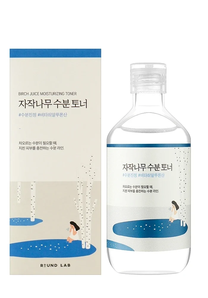 Увлажняющий тоник с берёзовым соком |300 ml| Round Lab Birch Juice Moisturizing Toner