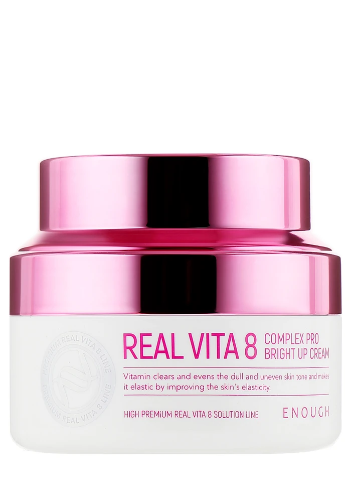 Крем для лица с витаминами для сияния кожи |50 ml| ENOUGH Real Vita 8 Complex Pro Bright Up Cream
