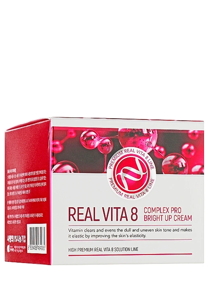 Крем для лица с витаминами для сияния кожи |50 ml| ENOUGH Real Vita 8 Complex Pro Bright Up Cream