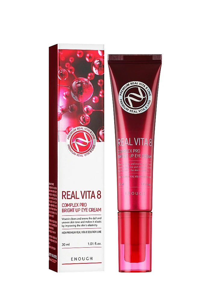 Крем для кожи вокруг глаз с витаминами для сияния кожи |30 ml| ENOUGH Real Vita 8 Complex Pro Bright Up Eye Cream