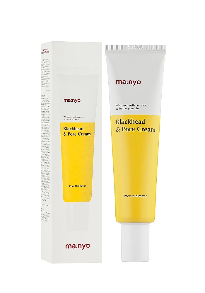 Кислотный крем против чёрных точек |30 ml| Manyo Blackhead & Pore Cream