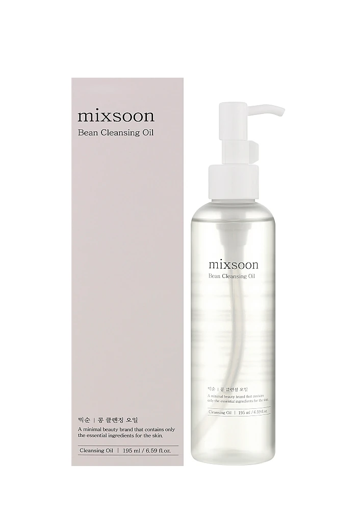 mixsoon_Bean_Cleansing_Oil_01_procosmetics_by Питательное гидрофильное масло с соевыми бобами |195 ml| Mixsoon Bean Cleansing Oil