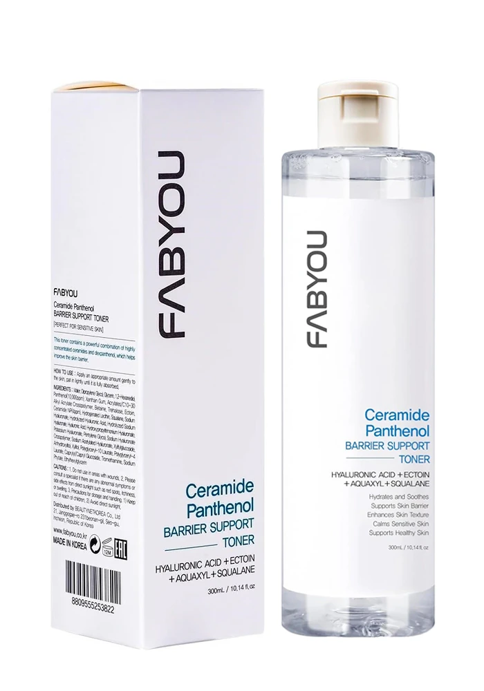 Барьерный тонер с керамидами и пантенолом |300 ml| FABYOU Ceramide Panthenol Barrier Support Toner