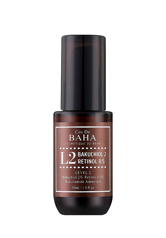 Сыворотка для лица антивозрастная с бакучиолом и ретинолом |30 ml| Cos De BAHA L2 Bakuchiol & Retinol Serum