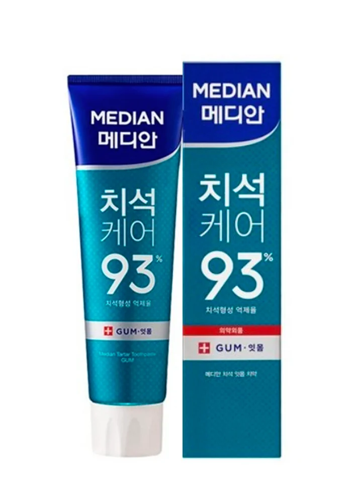 Median_tartar_GUM_01_procosmetics_by Зубная паста для ухода за дёснами с цеолитом 120 g Median 93% Tartar GUM Toothpaste — изображение 1