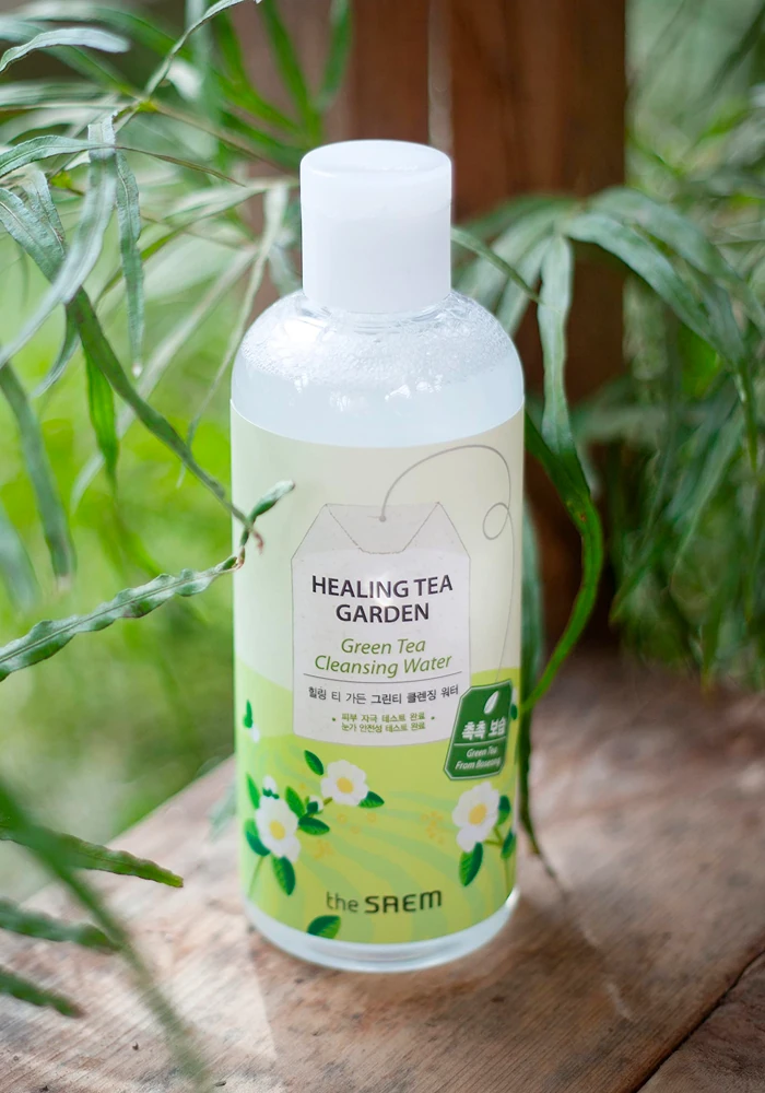 Очищающая вода с экстрактом зеленого чая |300 ml| The Saem Healing Tea Garden Green Tea Cleansing Water