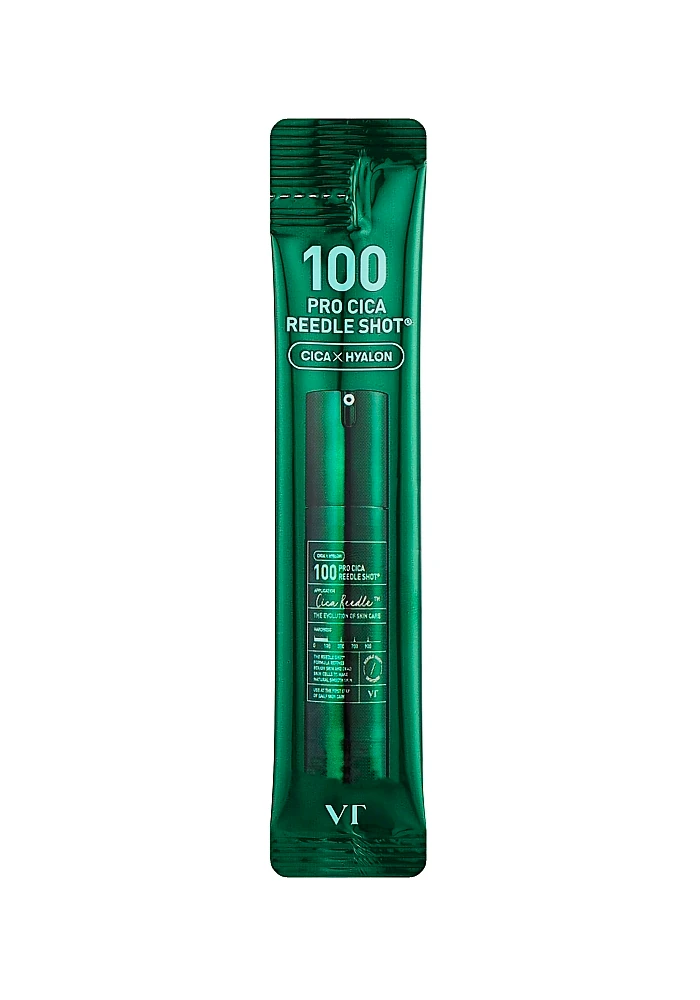 Бустер-сыворотка с микроиглами для чувствительной кожи |саше 2 ml| VT Cosmetics Pro Cica Reedle Shot 100 (mini)