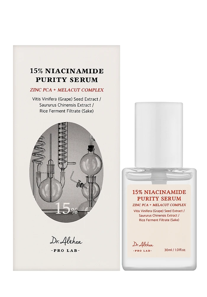 Осветляющая сыворотка с ниацинамидом и цинком |30 ml| Dr. Althea Niacinamide Purity Serum