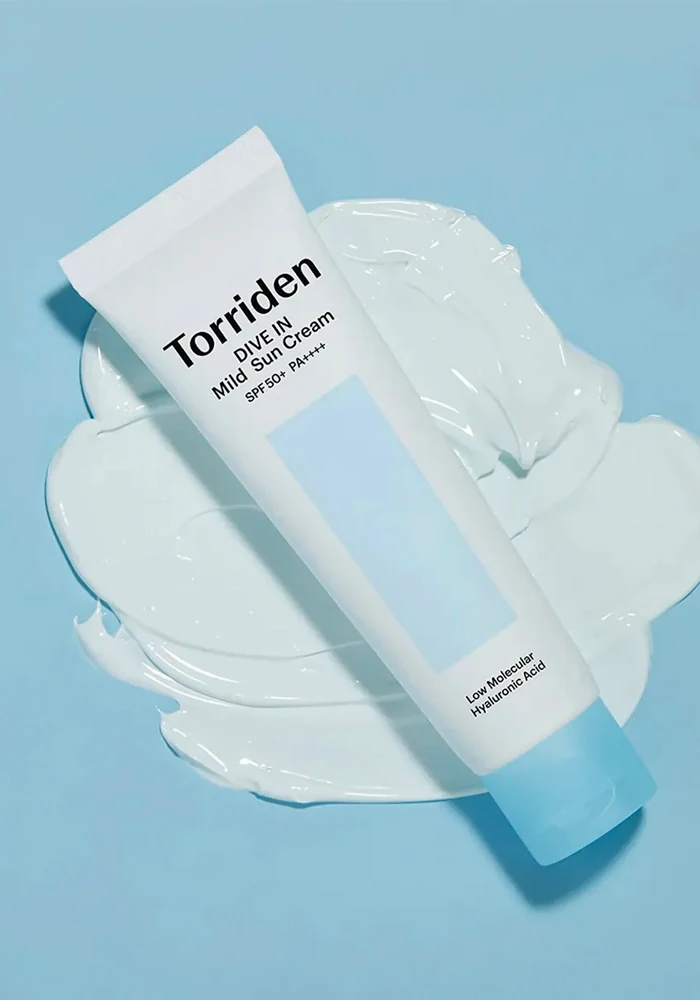 Увлажняющий минеральный солнцезащитный крем |60 ml| Torriden Dive In Low Mild Sun Cream SPF50+ PA++++