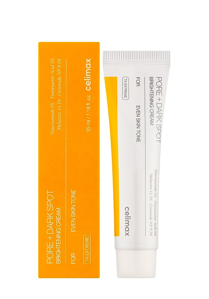 Крем для выравнивания тона и рельефа кожи |35 ml| Celimax Pore+Dark Spot Brightening Cream