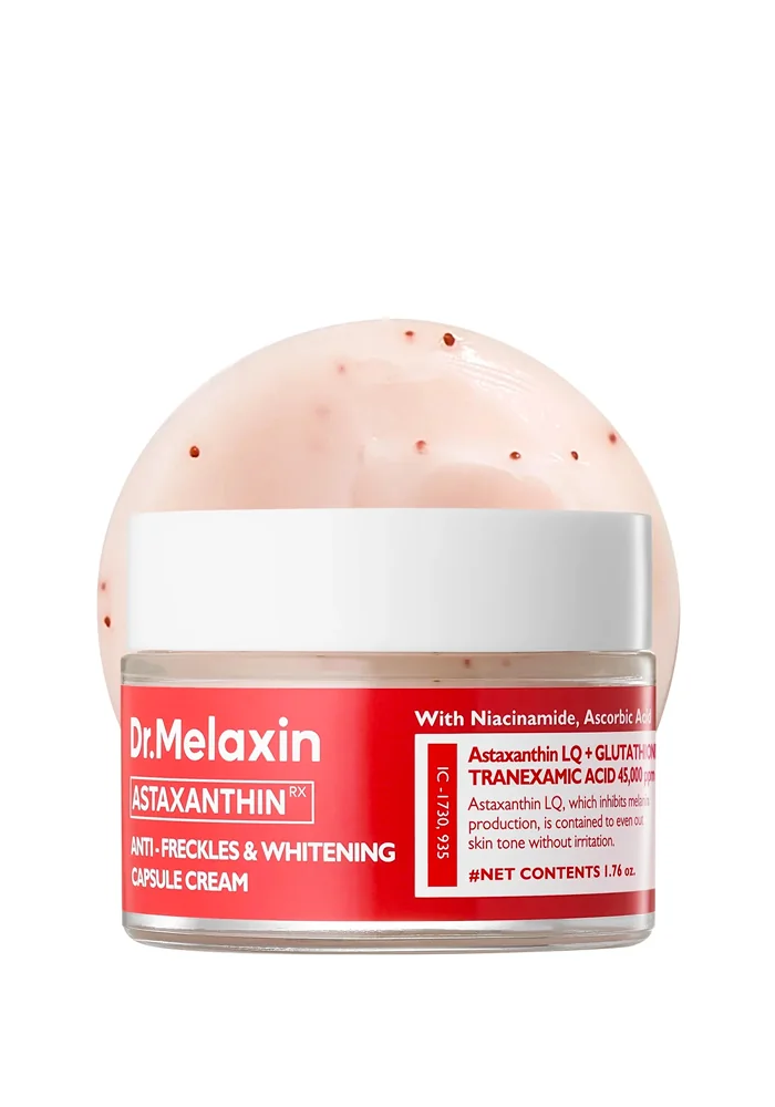 Капсульный крем с астаксантином |50 ml| Dr.Melaxin Astaxanthin Anti-Freckles & Whitening Capsule Cream