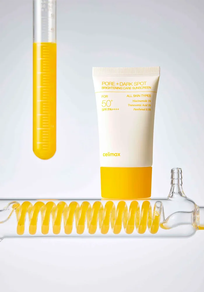Осветляющий солнцезащитный крем |50 ml| Celimax Pore+Dark Spot Brightening Care Sunscreen SPF50+ PA++++
