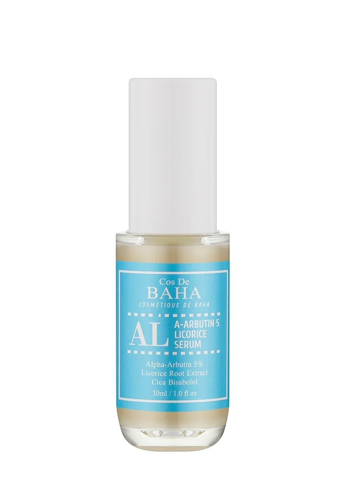Осветляющая сыворотка с арбутином и солодкой |30 ml| Cos De Baha AL A-Arbutin 5% Licorice Serum