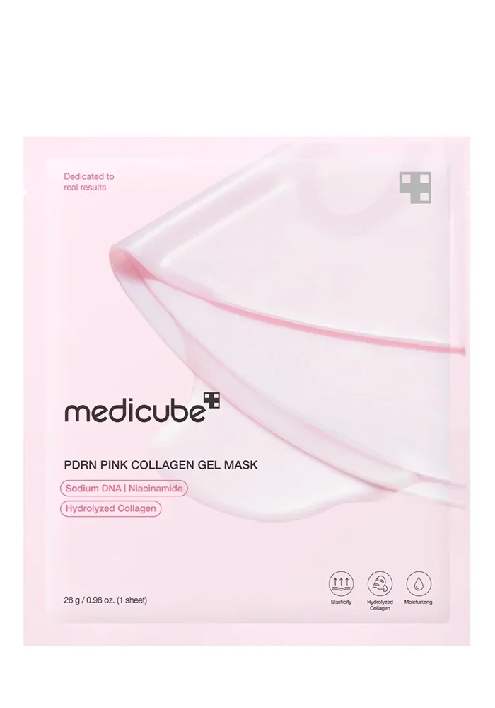 Medicube_PDRN_Pink_Collagen_Gel_Mask_01_procosmetics_by Гидрогелевая маска с ПДРН и коллагеном |28 g| Medicube PDRN Pink Collagen Gel Mask