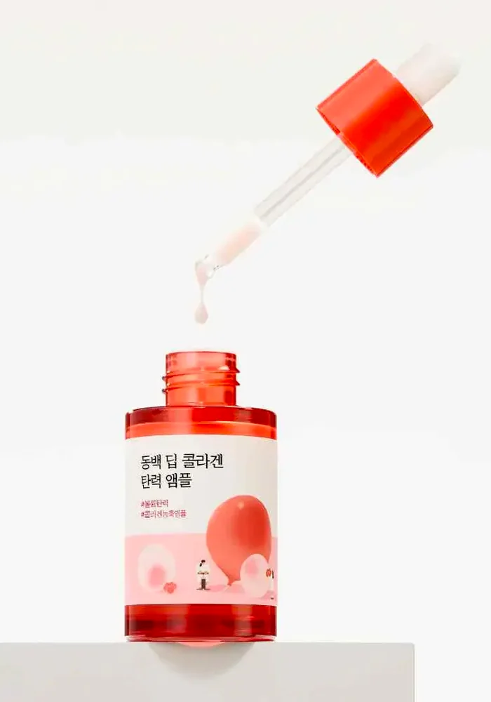 Укрепляющая коллагеновая ампула с камелией |30 ml| Round Lab Camellia Deep Collagen Firming Ampoule