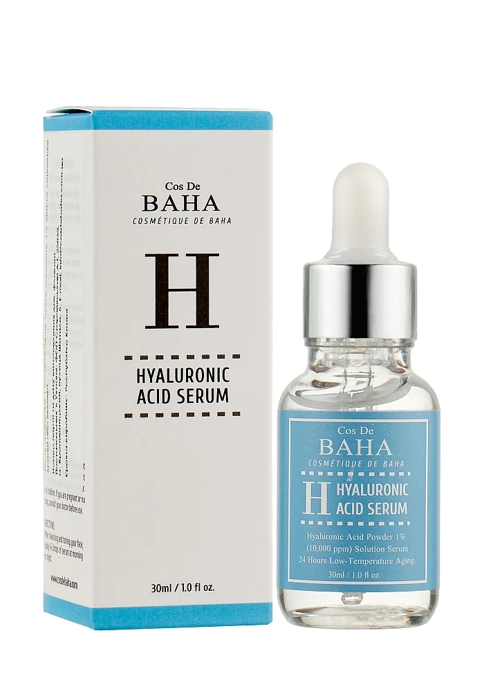 Cos_De_Baha_H_Hyaluronic_Acid_Serum_01_procosmetics_by Увлажняющая сыворотка с гиалуроновой кислотой |30 ml| Cos De Baha H Hyaluronic Acid Serum