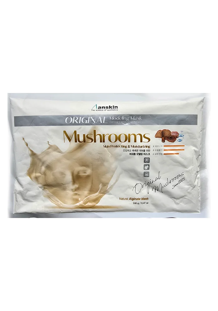 Альгинатная маска с грибным комплексом ПАКЕТ |240 g| Anskin Mushrooms Original Modeling Mask