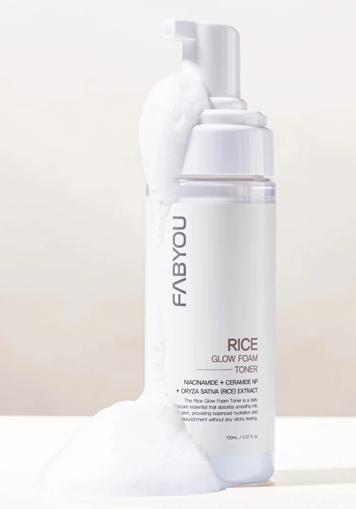 Тонер для лица с экстрактом риса |150 ml| FABYOU Rice Glow Foam Toner