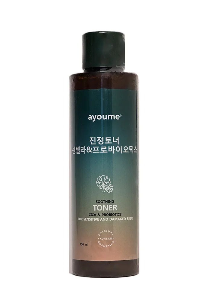 AYOUME_Soothing_TONER_Cica_&_Probiotics_01_procosmetics_by Тонер для лица успокаивающий с центеллой азиатской и пробиотиками |250 ml| AYOUME Soothing TONER - Cica & Probiotics