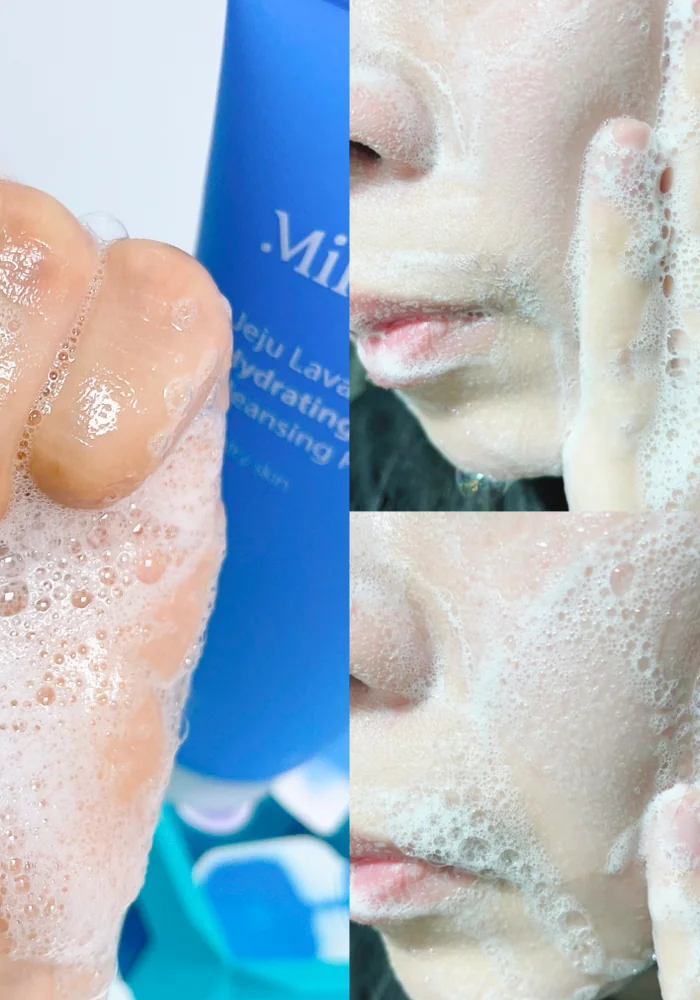 Мягкая увлажняющая пенка для лица |200 ml| Milba Lab Jeju Lava Seawater Hydrating PH-Balanced Cleansing Foam