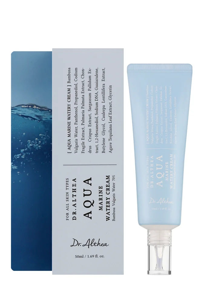 Крем с ПДРН и бамбуком для глубокого увлажнения |50 g| Dr. Althea Aqua Marine Watery Cream